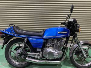 450ザリ GS450 GSX450E ブルー GS450L 試乗済 ベース車両 書類付き GSX400E ゴキ GS400 GSX250E ザリ