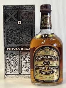 古酒/未開栓　　CHIVAS REGAL/シーバスリーガル　12年 　スコッチウイスキー特級　　43％ 　750ml 