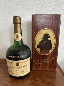 1円 スタート COURVOISIER NAPOLEON クルボアジェ ナポレオン コニャック 700ml 40% 古酒【未開栓】ブランデー 