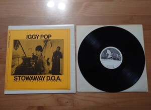 ★イギー・ポップ Iggy Pop ★Stowaway D.O.A. 1973 IN LONDON★中古LP★Made In Germany★激レア★Rare Item