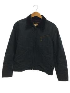 TENDERLOIN◆COVERT BLANKET JACKET/裏ブランケットジャケット/S/コットン/ブルー//