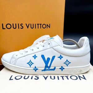 1円 【美品】 LOUIS VUITTON ルイヴィトン ルクセンブルグ サモトラケライン モノグラム メンズ スニーカー シューズ 靴 21年製 27.5cm相当