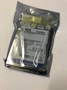 【新品・未開封品】WD WD800BEVE-00A0HT0 5400rpm 2.5インチ ノートパソコン用 IDE 内蔵ハードディスク 80GB HDD 26台セット　WD800BEVE