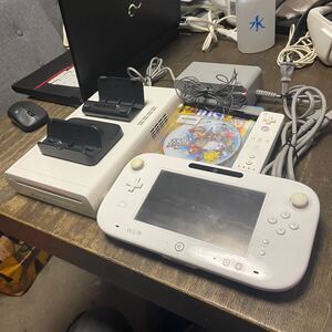 WiiU 本体セット　ベーシックセット　WUP－101　動作確認済み　本体初期化済み　ソフト3本付き