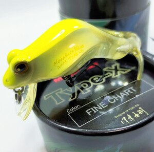 タイプX ファインチャート 新品 ★ TYPE-X FINE CHART/タイプ/TYPE/Megabass/メガバス