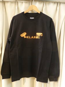 X-LARGE エクストララージ XLARGE L/S TEE VIDEO SURVEILLANCE 黒 M 最新人気商品　送料込み