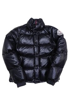 モンクレール エバー ダウンジャケット サイズ1 ブラック MONCLER 訳あり 中古品[C125U272]