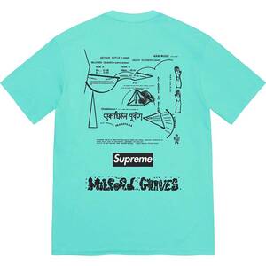 【新品未使用】 Supreme Milford Graves Tee Teal Medium Box Logo シュプリーム Mサイズ winter tee