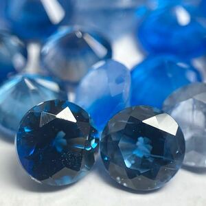 ［天然ブルースピネルおまとめ32.5ct］U ルース 裸石 宝石 ジュエリー jewelry blue spinel