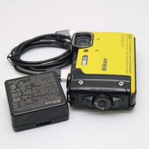 美品 COOLPIX W300 イエロー 中古 Nikon あすつく 土日祝発送OK