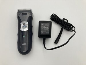 OK-547 BRAUN ブラウン 電気シェーバー series3 310 ネイビー 3枚刃 メンズ シェーバー 充電器付き 動作確認済 使用感あり