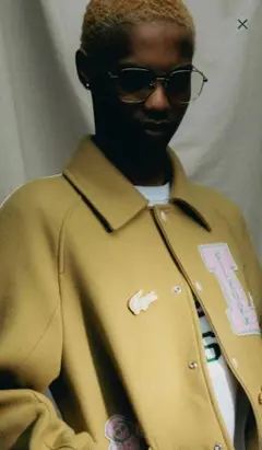 LE FLEUR X LACOSTE VARSITY JACKET