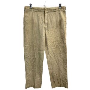 Dickies 874 ワークパンツ W40 ディッキーズ オリジナルフィット ビッグサイズ ベージュ 古着卸 アメリカ仕入 2404-459