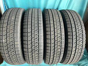 2021年製165/70R14バリ山！中古タイヤ4本セット　 BRIDGESTONE VRX2 ブリザックスタッドレス 