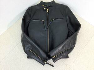 ★ 良品 ★ REDMOON RIDERS JACKET レッドムーン シングルライダースジャケット 牛革 サイズ40 ブラック