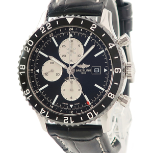 【3年保証】 ブライトリング クロノライナー Y24310 Y241B10OCA 黒 バー GMT 自動巻き メンズ 腕時計