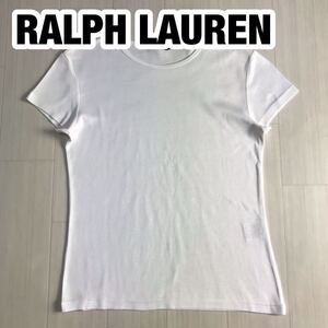 RALPH LAUREN ラルフローレン 半袖Tシャツ レディースサイズ M ホワイト