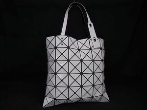 ■極美品■ BAO BAO ISSEY MIYAKE バオバオイッセイミヤケ ルーセント PVC トートバッグ ハンドバッグ ホワイト系 FA7360