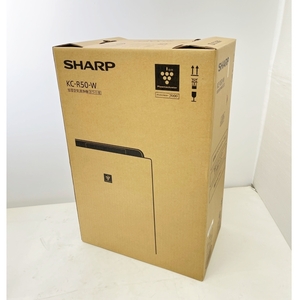 ◆◆ SHARP シャープ 空気清浄機 加湿空気清浄 2023年購入品 KC-R50-W ホワイト系 未使用に近い