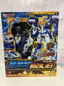 【送料込】メタルカードボットS ブルーコップ トリニティ　韓国ロボ　トランスフォーマー ブルーカップ