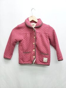 ◇ nico hrat ニコフラート キッズ 子供服 長袖 ブルゾン ジャンパー サイズ120 レッド系 レディース P