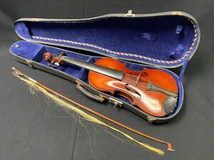 ★M12125【MASAKICHI SUZUKI】鈴木政吉 SUZUKI VIOLIN No.W5 4/4 スズキ バイオリン 弦楽器 弓 ハードケース付 ビンテージ 