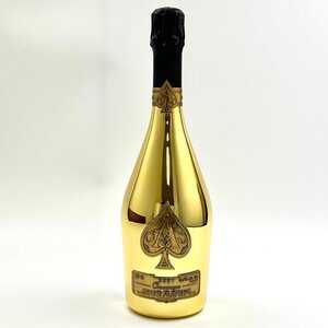 A) ARMAND DE BRIGNAC BRUT アルマン ド ブリニャック ゴールド シャンパン 750ml/アルコール12.5% 未開栓 ※常温保管 常温発送 同梱不可