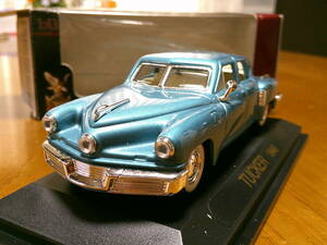 ヤトミン　　1/43　「　タッカー　」　　1948ｙ　ターコイズ・ブルー　　・送料 400円（レターパック発送）　