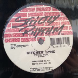 12inchレコード　KITCHEN SYNC / SERIOUS WORK