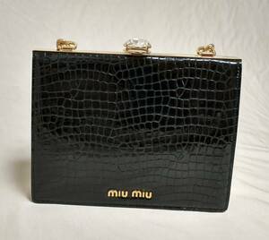 ☆新品未使用品　クラッチバッグ Miu Miu レディース - ブラック 