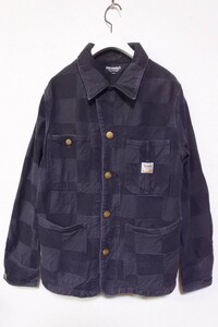 CALEE キャリー ブラックデニム パッチワーク カバーオール size M 日本製