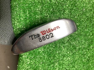 名器Ｌ字パター 　THE WILSON 8802 　スチール32インチ　年代不明　グリップ要交換　ｙ875