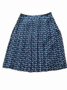 C 美品 23区 オンワード樫山 スカート ふんわりスカート 40サイズ(L相当) 黒 紫