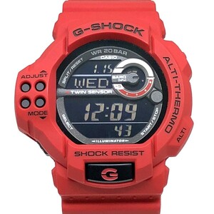 G-SHOCK ジーショック 【IT134IR0MM07】 GDF-100-4 ツインセンサー 高度・気圧・温度計測 LEDバックライト 反転液晶 レッド 2011年3月発売