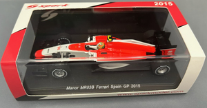 ★spark【1/43マノー(Manor Marussia) MR03B フェラーリ(Ferrari) Spain GP 2015 #98ロベルト・メリ(Roberto Merhi)/S4617】