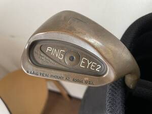 PING■ピン■EYE2■アイ2■ベリリウムカッパー■L、61度、ロブウェッジ■黒■K-SHAFT■超希少美品■初期ビンテージ、人気名器、全国送料無