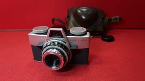 富士フィルム　フジペット FUJI　PET35　革ケース付　田中芳郎デザイン　クラシックカメラ③/［10-06］ フィルムカメラ写書画骨董