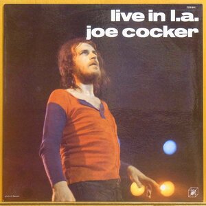 ◆ほぼ美品!Diffジャケ!ダブル洗浄済!★Joe Cocker(ジョー コッカー)『Live In L.A.』FRAオリジLP #60566