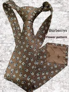 Burberrys’ネクタイ Flower pattern