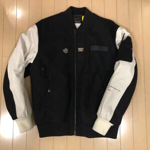 モンクレール ジーニアス7 フラグメント MONCLER GENIUS7 fragment スタジャン ダウンジャケット サイズ1 色黒、白