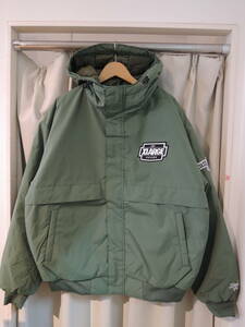 XLARGE X-LARGE エクストララージ NYLON PUFFER JACKET グリーン L 人気商品 2024 秋冬最新