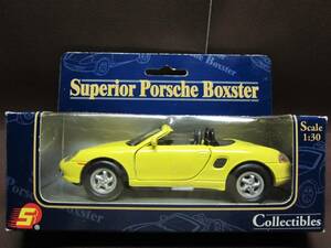 サニーサイド 1/30★Superior Porsche Boxster イエロー★SunnySide