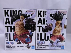 ●ワンピース KING OF ARTIST THE MONKEY D LUFFY -SPECIAL Ver.- ギア4ルフィ 2種セット 050/810F