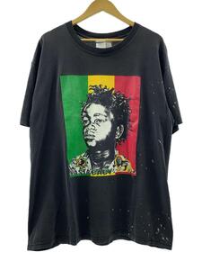 GILDAN◆Tシャツ/00s/RASTA BABY/XL/コットン/ブラック/プリント/Vintage/古着