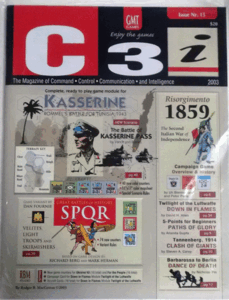 GMT/C3i NO.15 KASSERINE(MODULE),RISORGIMENTO 1859(CAMPAIGN MODULE)/新品駒未切断/日本語訳無し