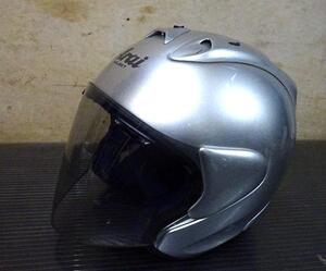 （Nz014020）Arai アライ SZ-RamⅡ SILVER シルバー SZ-Ram2 ジェツトヘルメット XXL63-64　