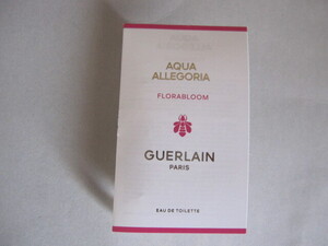 ゲラン アクアアレゴリア フローラブルーム GUERLAIN AQUA ALLEGORIA FLORABLOOM 1ml 試供品