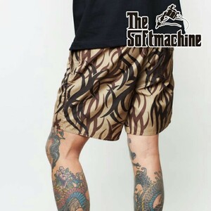 SOFTMACHINE ソフトマシーン TRIBE BOARD SHORTS 水着 サーフショーツ　トライバルカモ　迷彩