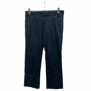 Dickies ワークパンツ W37 ディッキーズ レディース ブラック 古着卸 アメリカ仕入 2312-1183