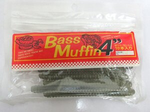 バスマフィン ストレートポテトワーム 4インチ 10本 未使用 Bass Muffin